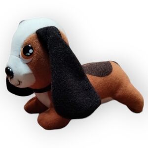 🎈 5/$25 2008 Wendy's kids meal toy, Brown and White Dog Long Ears